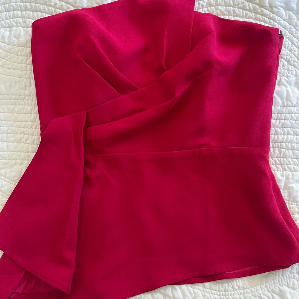 White House Black Market Vibrant Pink Top - Picture 1 of 4